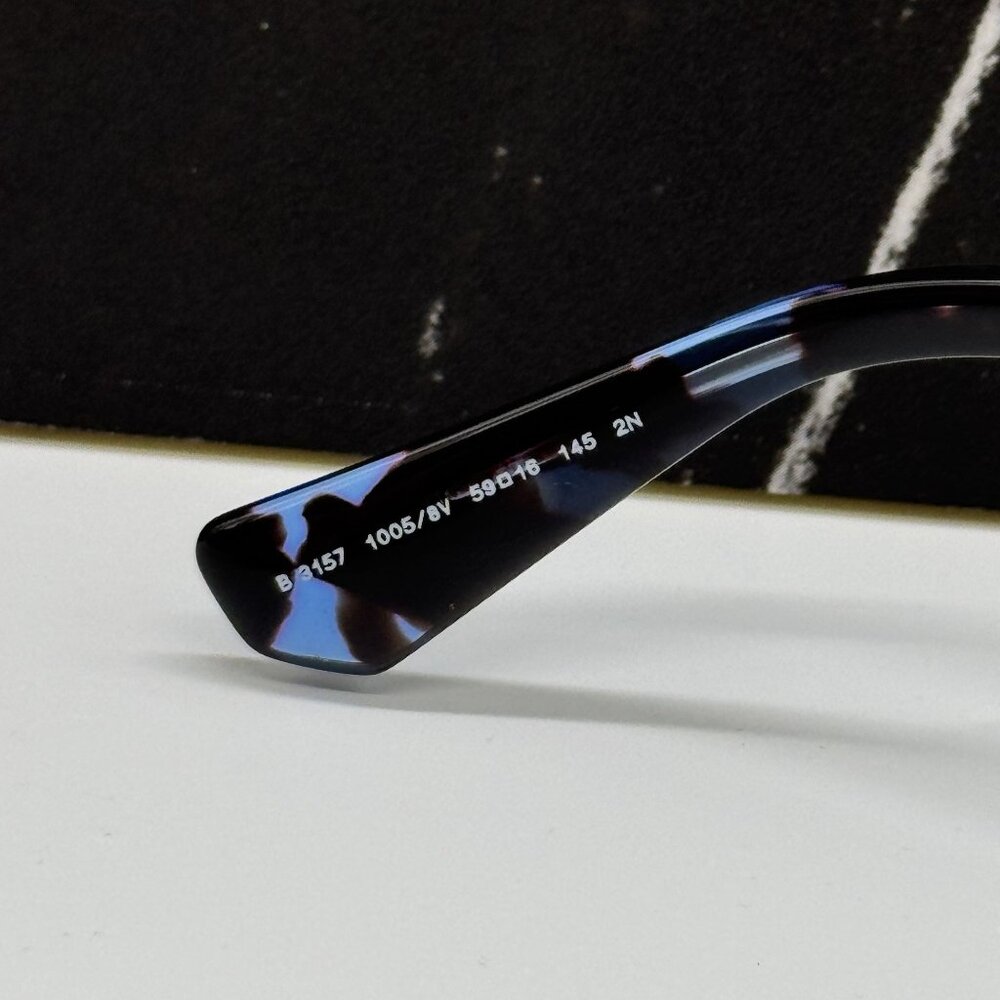 NEW BURBERRY BE3157 1005/8V UNISEX SILVER SUNGLASSES BURBERRY BE3157 10058V - Picture 9 of 11